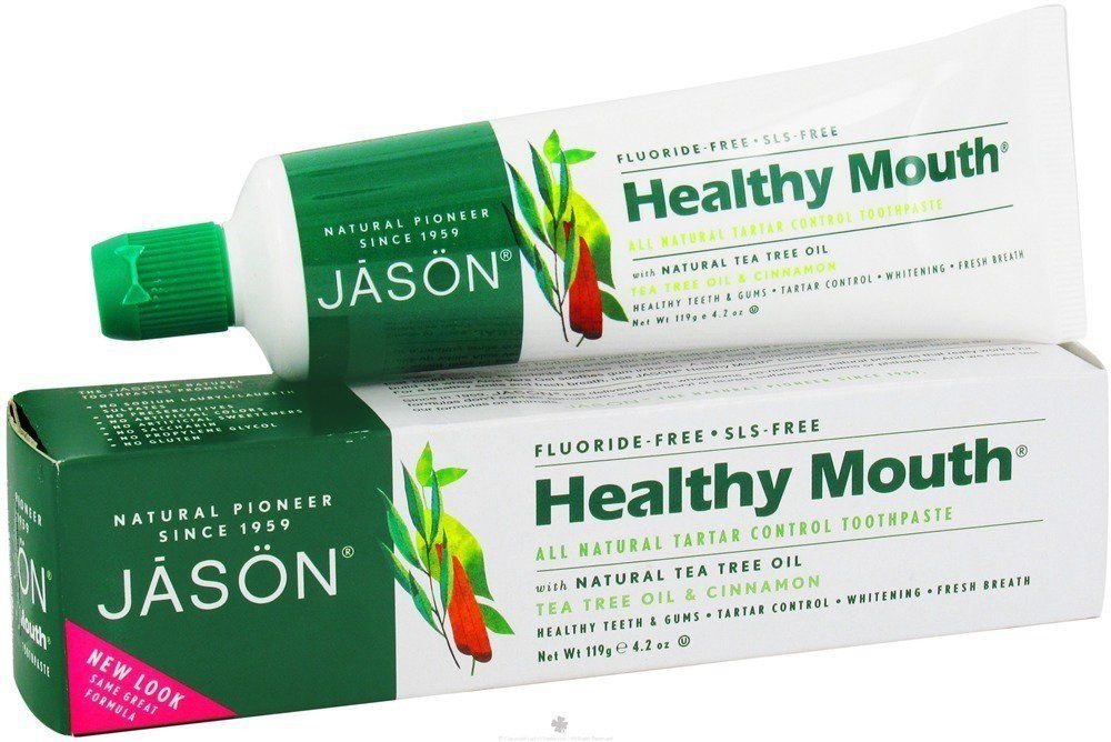 Jason Healthy Mouth Toothpaste Tea Tree Oil - Cinnamon 4.2 oz