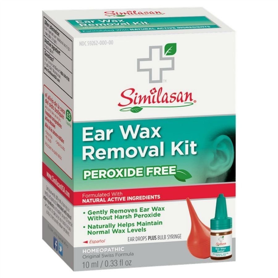 Similasan Ear Wax Removal Kit w/Bulb Syringe 094841255170A518