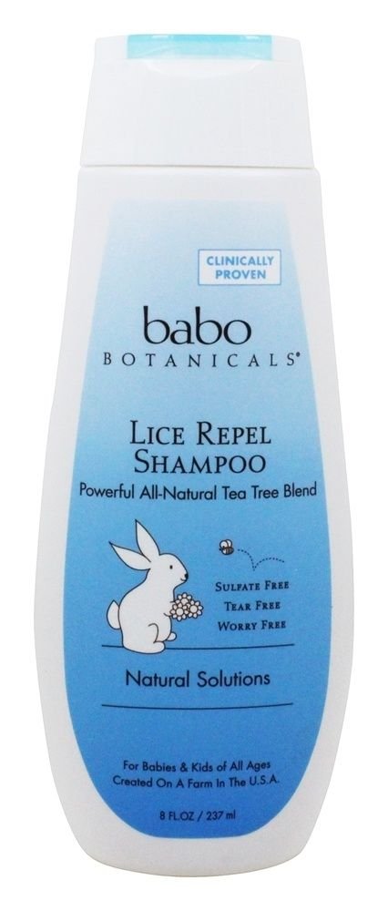 Babo Botanicals Lice Prevention Kids Shampoo Rosemary & Tea Tree 8 fl. oz