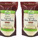 2 Pack Organic Textured Soy Protein Granules 8 oz (227 g) by Now Foods
