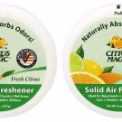 4x Citrus Magic Solid Air Freshener Fresh Citrus 8 oz
