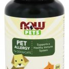 NOW Foods Pet Allergy For Dogs/Cats - 75 Chewables