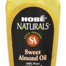 Hobe Labs Sweet Almond Oil 100% Pure with Vitamin E - 4 Fl Oz