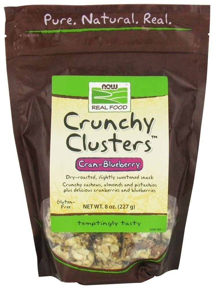 Now Foods Crunchy Clusters Cran-Blueberry - 8 oz (227 g)