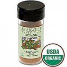 Organic Chili Powder Jar 2.25Oz - Starwest Botanicals