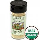 Organic Lemon Pepper Jar 2.25 Oz - Starwest Botanicals