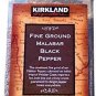 Kirkland Fine Ground Malabar Black Pepper 348 Gram 12.3 Ounce
