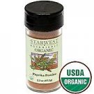 Organic Paprika Powder Jar 2.25 Oz - Starwest Botanicals