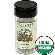 Organic Thyme Leaf Jar - 2.25oz