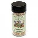 STARWEST CORIANDER SEED ORGANIC JAR 2.25 OZ