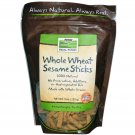 Now Foods Whole Wheat Sesame Sticks - 9 oz (255 g)