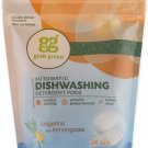 Automatic Dishwashing Detergent, Tangerine with Lemongrass, 24 Loads Non toxic