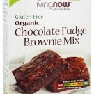 Now Foods Organic Chocolate Fudge Brownie Mix Gluten-Free - 16 oz (454 g)