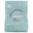 Stoneworks Powder Detergent Laundry Pods, Rain, 50 Load Hypoallergenic Non toxic