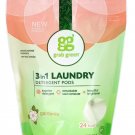 Grab Green 3 in 1 Laundry Detergent Pods 24 Loads Gardenia - 15.2 oz.
