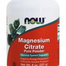 Magnesium Citrate 100% Pure Powder - 8 oz (227 Grams) by NOW Foods