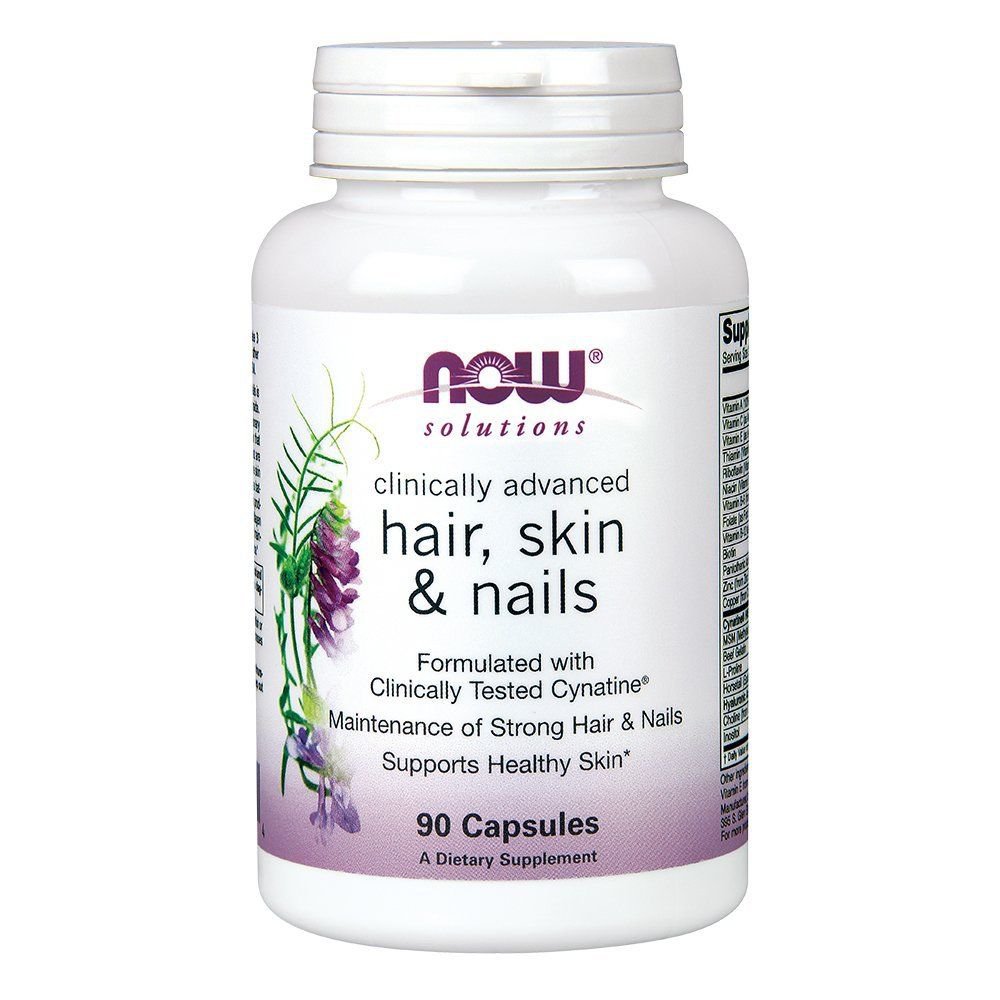 NOW Solutions Clinically Advanced Hair Skin And Nail 90 Capsules