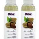Now Foods Solutions Sweet Almond Oil 4 fl oz - Pack of 2