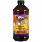 NOW Foods L-Carnitine Liquid 3000mg Citrus Flavor 16 ounce Bottle