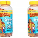Lil Critters Omega-3 DHA Chewable Gummy Fish for Children 360 Gummies (2 Pack)