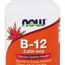 B-12, 2,000 mcg, 100 Lozenges by NOW Foods