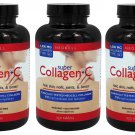3x NeoCell Super Collagen+C Type I & III (1 & 3), 250 Tablets, FRESH Made In USA