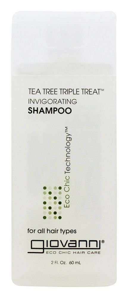 Giovanni - Shampoo Invigorating Tea Tree Triple Treat Travel Size - 2 oz.