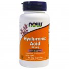 NOW Foods Hyaluronic Acid with MSM 50mg 60 Vegetarian Capsules