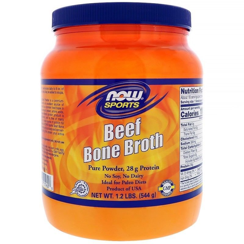 Bone Broth Beef Powder 1.2LBS by Now Foods