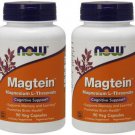 2-Pack Of Magtein 90 Vcaps, Now Foods