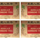 4 Boxes Prince Of Peace Instant Korean Panax Ginseng Tea bag(0.7 oz) - 100 Count