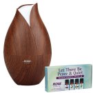 Now Foods Ultrasonic Faux Wood Essential Oil Diffuser Let There Be Peace & Quiet