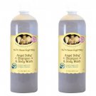 Earth Mama Angel Baby Wash Body & Angel Baby Shampoo, 34 fl oz pack of 2