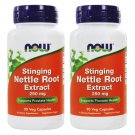 2 Pack Nettle Root Extract Stinging 250 mg 90 Vcaps Now Foods