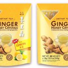 2 Pack Prince Of Peace Instant Lemon Ginger Honey Crystals - 30 Bags (18g each)