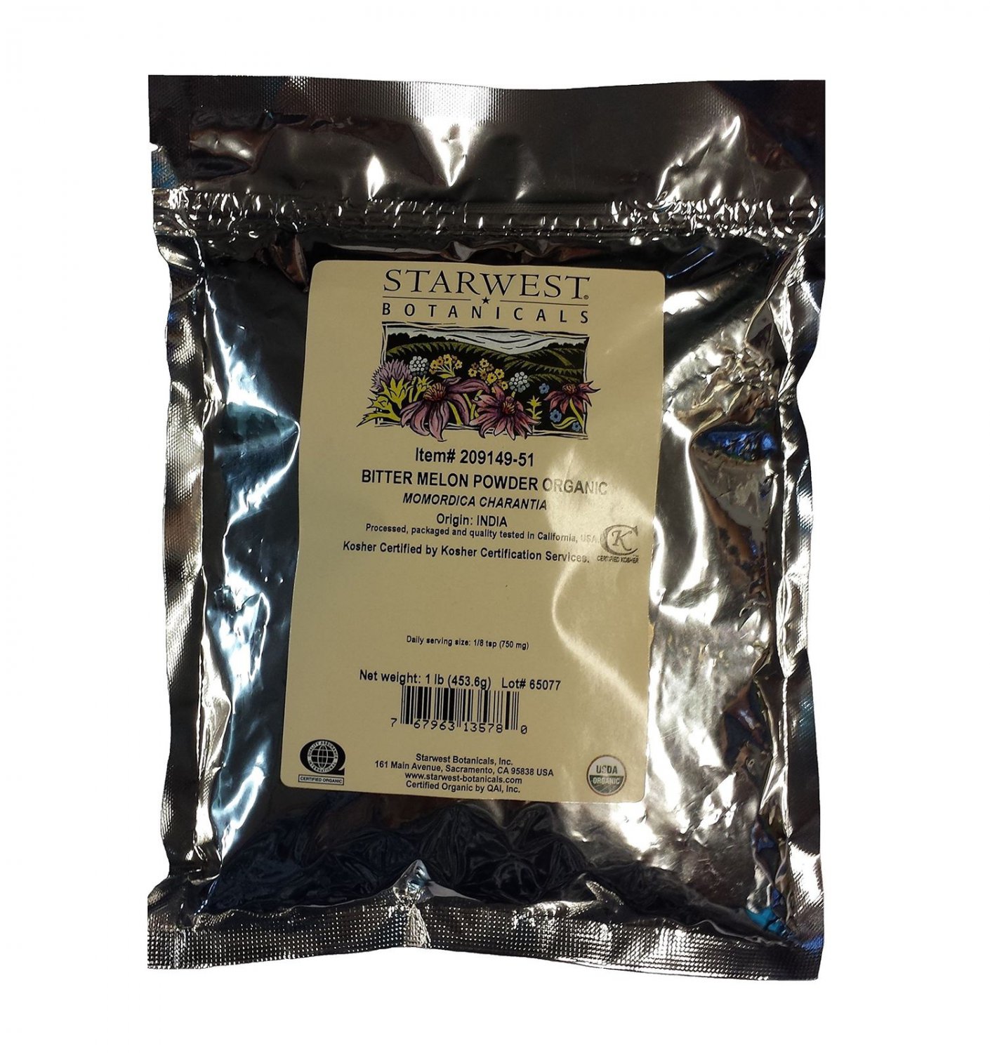 BITTER MELON POWDER ORGANIC by Starwest