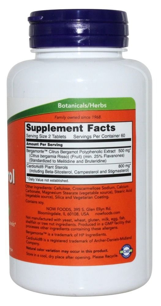 NOW Foods - Cholesterol Pro Supports Cardiovascular Health - 120 Tablet