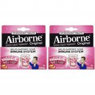 Airborne Pink Grapefruit Effervescent Tablets 10 count-1000mg  Vitamin C 2 Packs