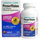 Bausch & Lomb Preservision Soft Gels, 120 Count Each New