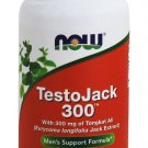 TestoJack 300 Men's Support Formula 300 mg 60 Vcaps NOW Foods