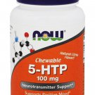 5-HTP Natural Citrus Flavor 100mg 90 Chewables by Now Foods