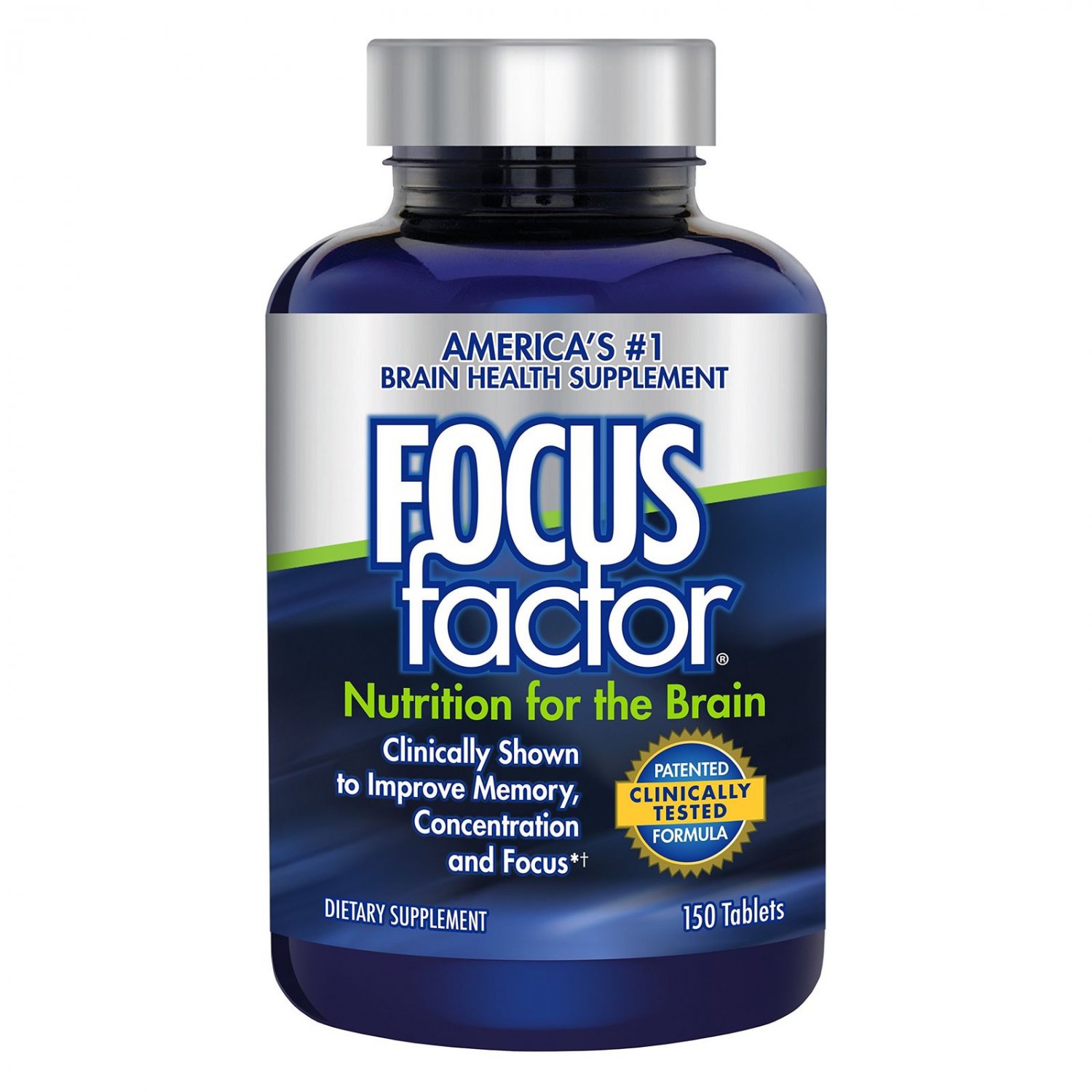 Focus Factor Nutrition for the Brain - Memory Concentration & Focus 150 Count