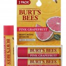 Burt's Bees Pink Grapefruit, Moisturizing Lip Balm 0.15 oz ( Pack of 2)