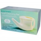 Ancient Secrets Ceramic Nasal Cleansing Pot, 1 Neti Pot, New, Free Shipping