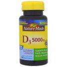 NATURE MADE VITAMIN D3 5000 IU Ultra Strength Bone Immune Support 90 Softgels