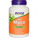 Maca Raw 750 mg 90 Veggie Caps By Now Foods