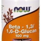 Beta 1,3/1,6 Glucan 100mg With Maitake Mushrooms Now Foods 90 Caps