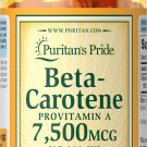 Puritan's Pride Beta-Carotene 25,000 IU - 250 Softgels