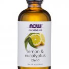 NOW Foods - Essential Oil Blend Lemon & Eucalyptus Blend - 4 oz.