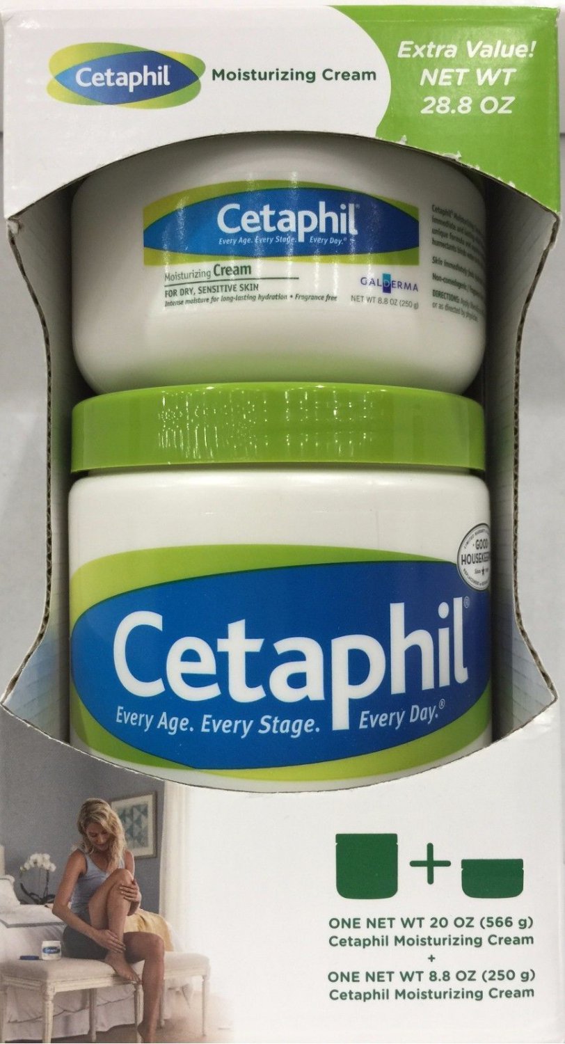 Cetaphil Moisturizing Cream 20oz + 8.8oz Bonus Fragrance Free